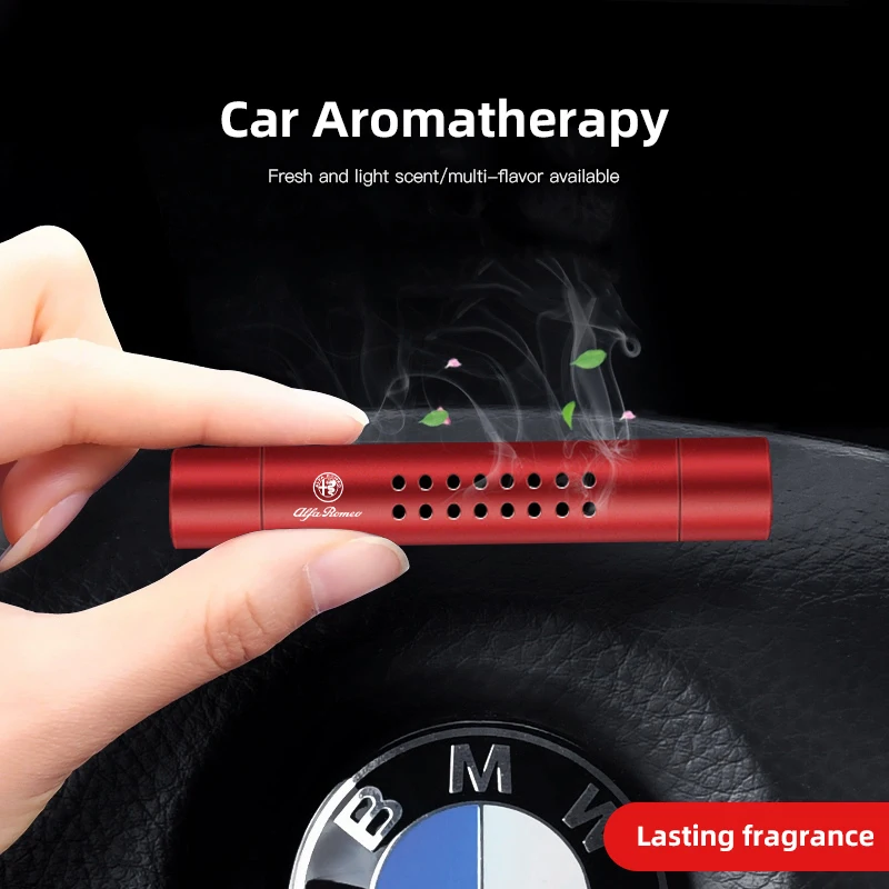 Car Vent Fragrance Diffuser Perfume Air Cleaner For Alfa Romeo 156 159 147 4C 8C 166 Giulia Giulietta Mito Stelvio Spider GT