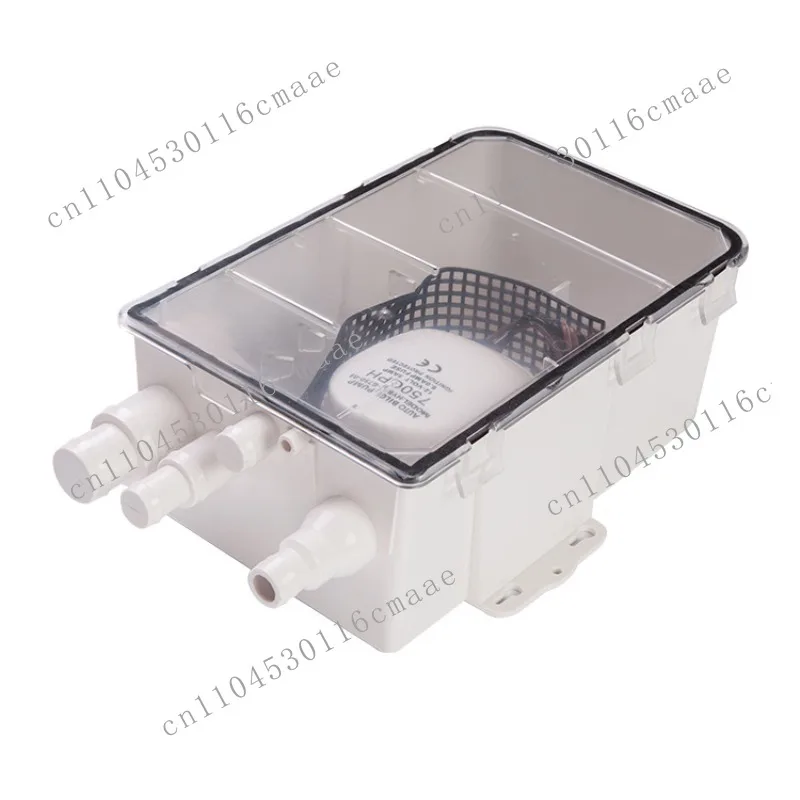 RV Yacht Outdoor 12/24V Automatic Submersible Pump 600GPH Automatic Outdoor Bathroom Pump Multi-caliber Sewage