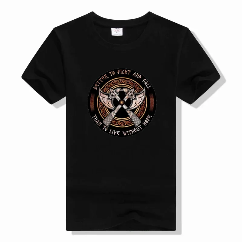 Vikings Odin Thor Ragnarok Loki Viking Valknut Rune T-Shirt Cotton O-Neck Short Sleeve Casual Mens T-shirt