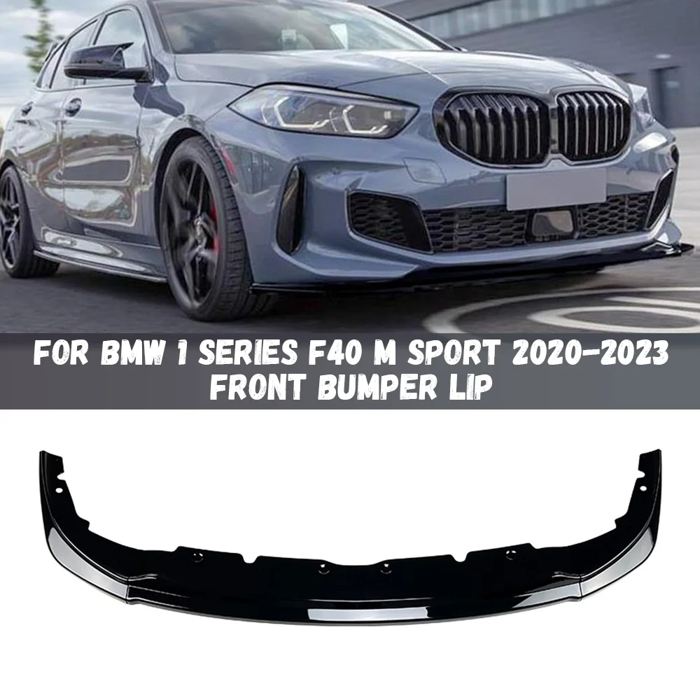 

Car Front Bumper Splitter Lip Diffuser Spoiler Guard Tuning For BMW F40 1 Series M Sport 118i 120i 128ti 2020 2021 2022 2023
