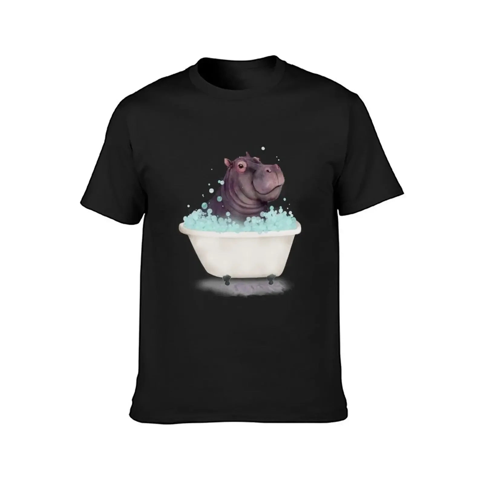 Hippo in the Bathtub T-Shirt vintage new edition sublime essential t shirt mens champion t shirts