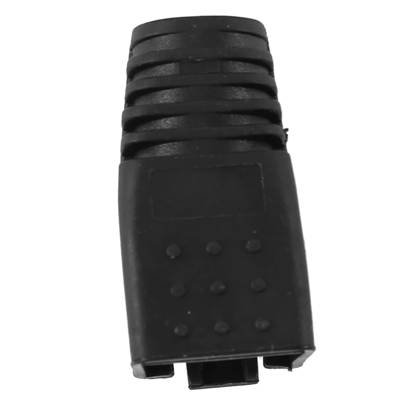 100 Pcs RJ45 Boots Anti-Dust Protection Inner Diameter 7Mm Head Jacket For CAT7 Net Cables - Black