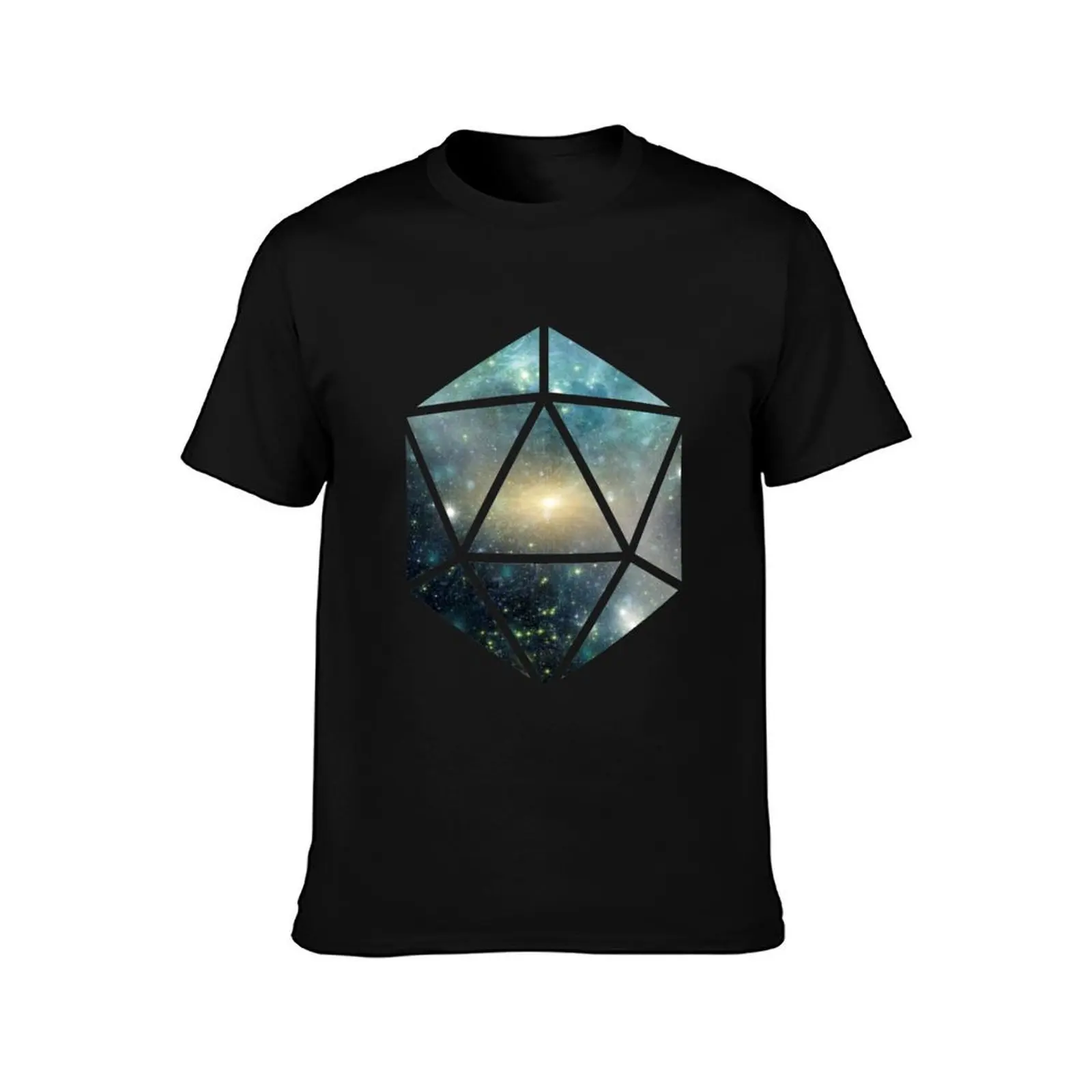 D20 The Greener Side T-Shirt, Summer Casual Cotton Tee, Oversized Streetwear Tops, Vintage Graphic Print, Loose Fit Short Sleeve