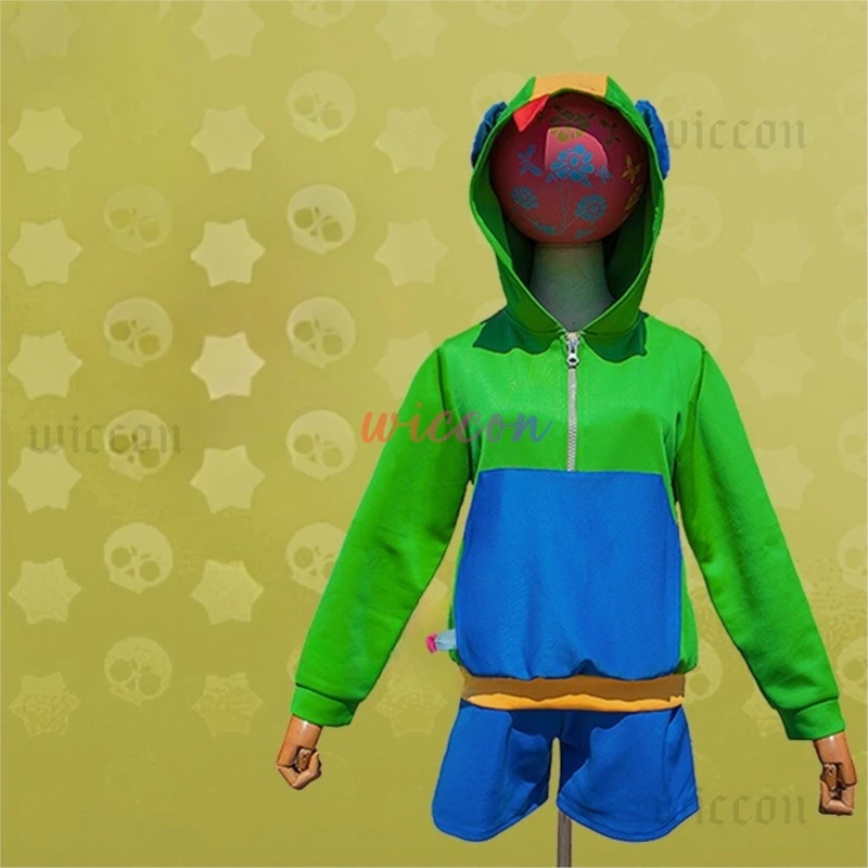 ستار ليون كوسبلاي الأسطوري هوديس براولز الزي الموحد أنيمي للجنسين شورت علوي من القماش كاندي الهالوين ملابس لعب الأدوار #6