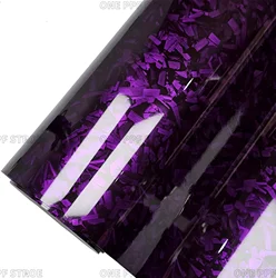 Carbon Fiber Vinyl Film Self Adhesive Auto Tuning Vinyl Wrap Glossy Purple Car Body Film Motorcycle Stickers Car Accessories