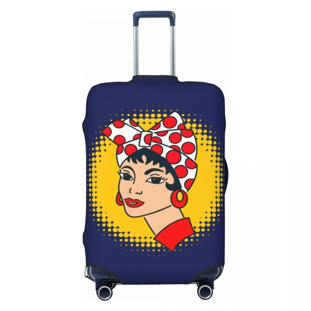 

Custom Venezuela Arepa I Eat Arepas Traditional Food 7 Stars Suitcase Cover Elastic VZLA Luggage Covers Protector for 18-32 inch