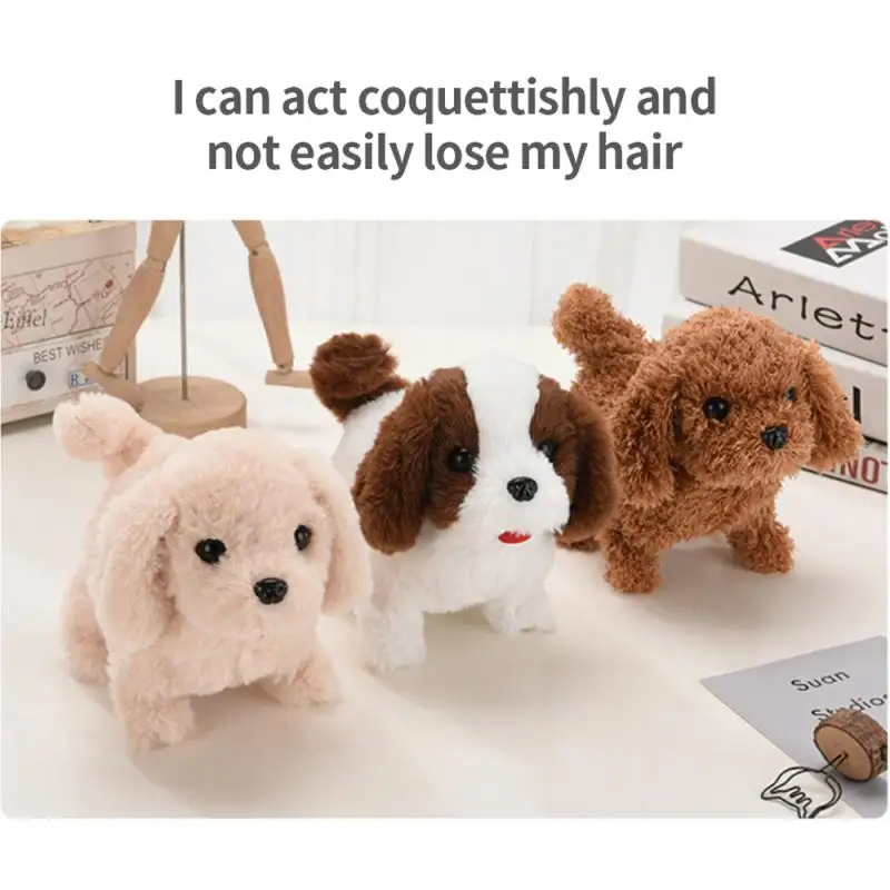 Electronic Plush Toys Puppy Smart Dogs Children's playmates Will Nod Will Shake The Tail Robot Dog Simulation Pet Dog Baby Toys