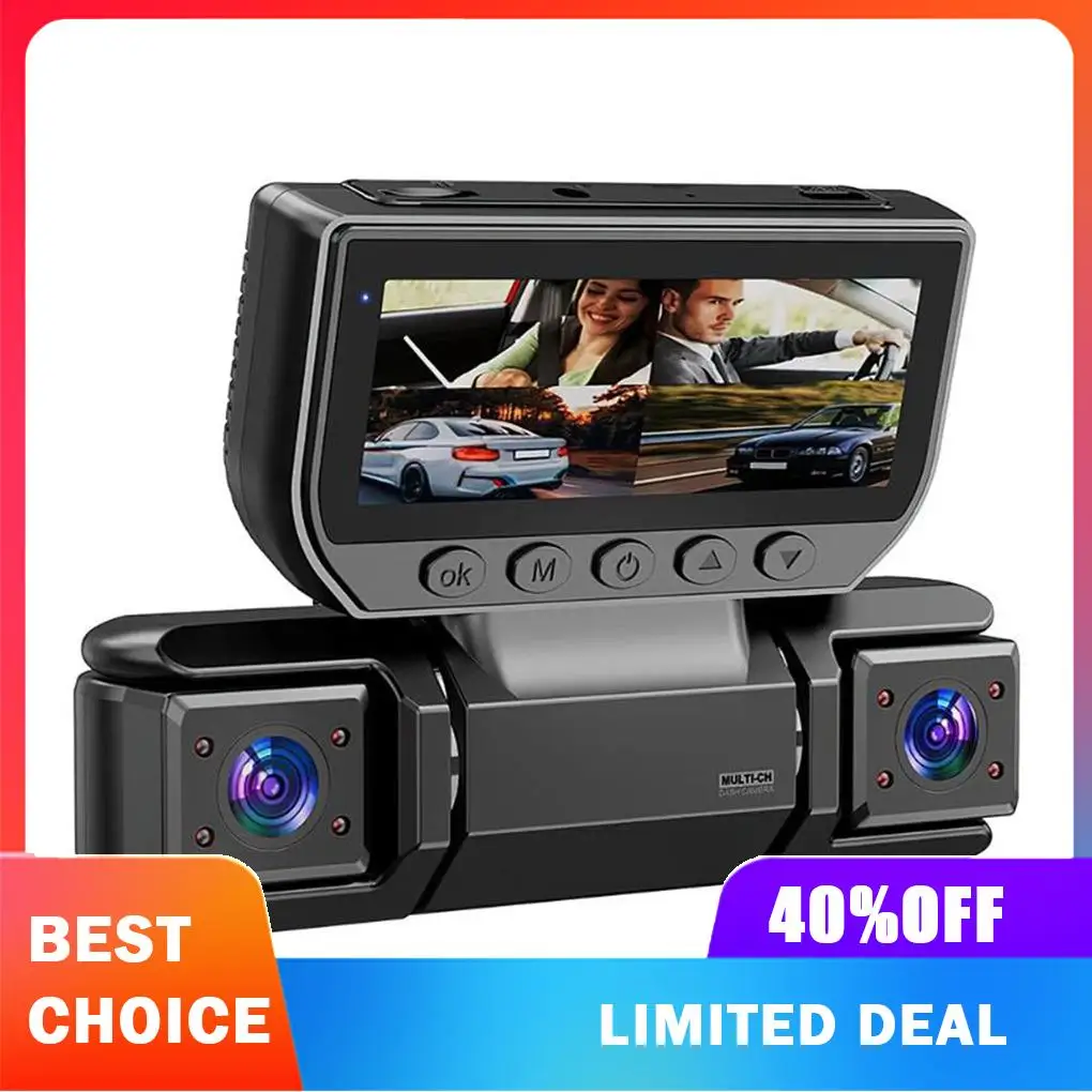 

Black Four Channel 5G WiFi Dash Cam Offers OBD Connection 24/7 Parking ing Safe Reliable Plug And Play 3. 24/7