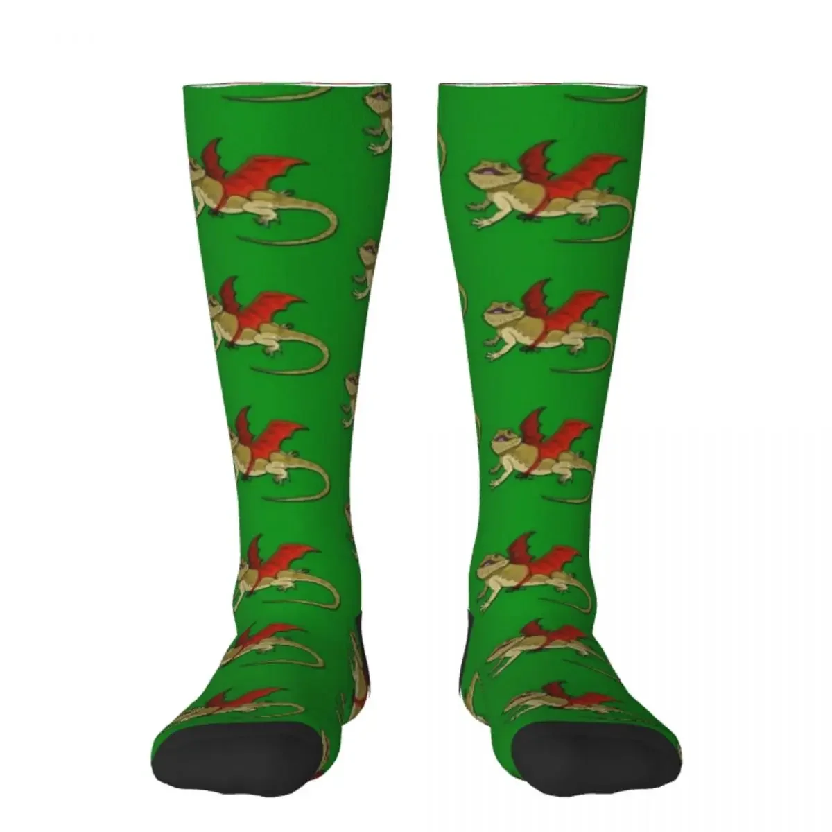 Bearded Dragon Socks warm winter christmas stocking Socks For Women Men's