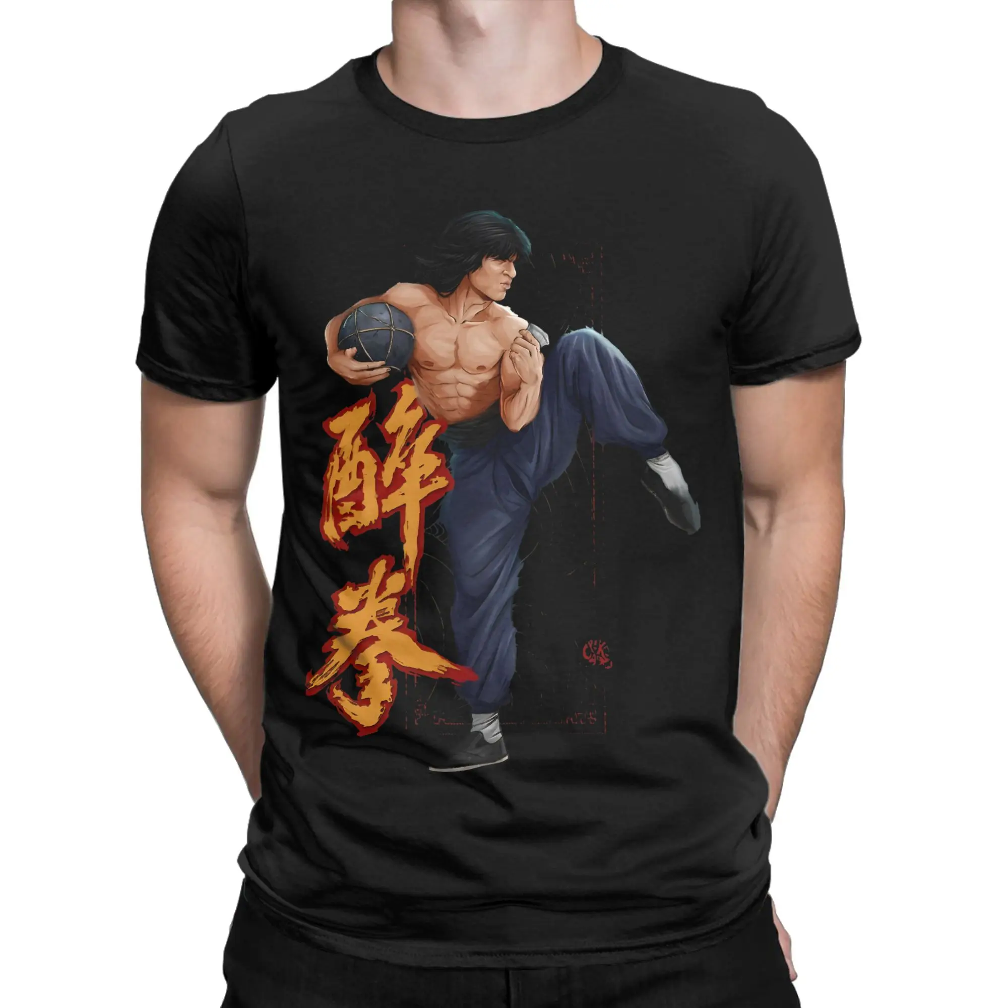Vintage Drunken Master Movie T-Shirts Men Women's Crew Neck Pure Cotton T Shirt  Short Sleeve Tee Shirt Gift Clothing