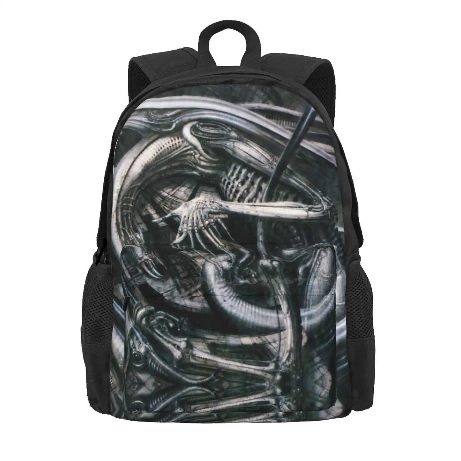 H.R. Giger - Xenomorph Hot Sale Schoolbag Backpack Fashion Bags H R Giger Hr Giger Xenomorph Alien Spine Torso Monster