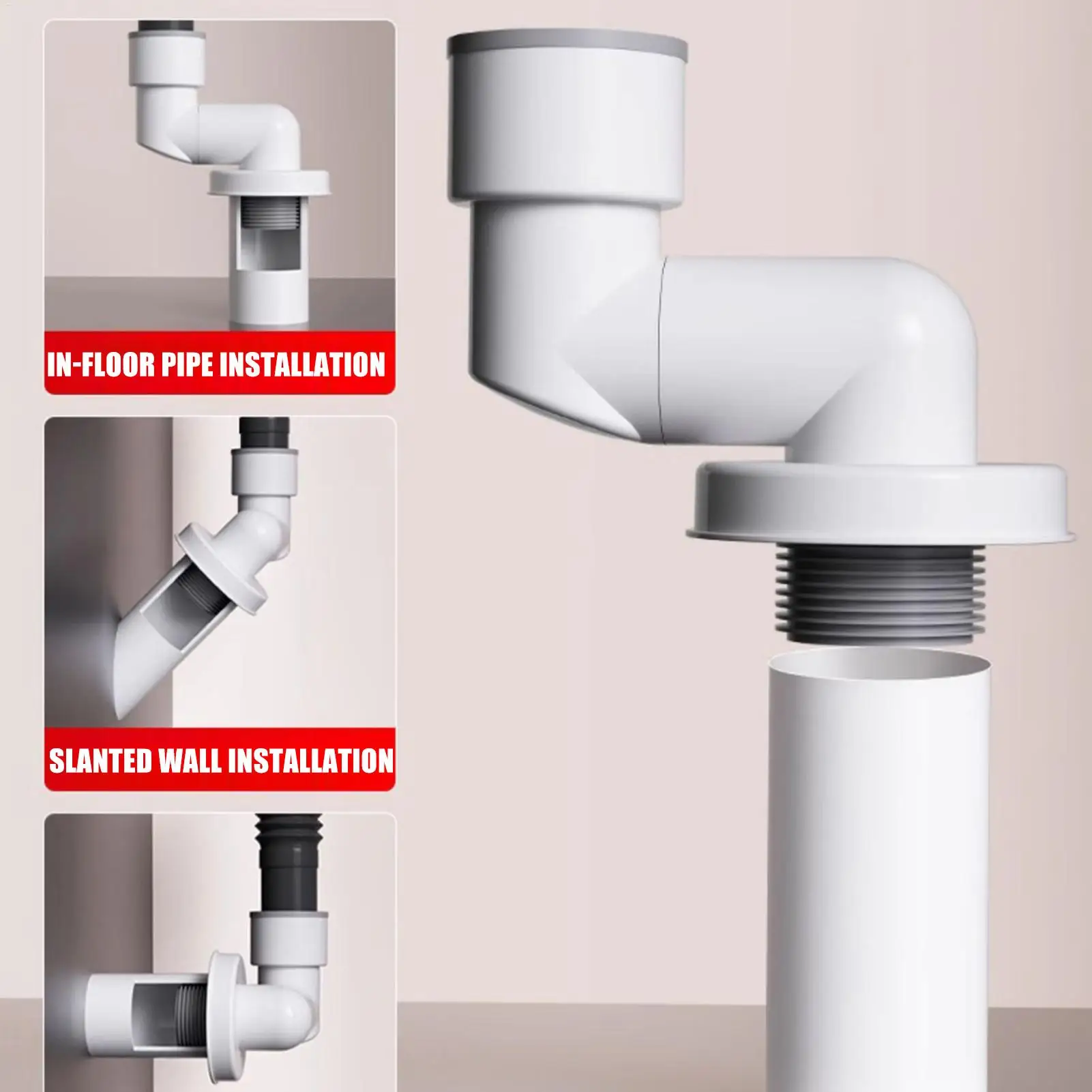 

Стенная сливная труба, предотвращающая запах, пробка для слива стен в ванной комнате, пробка для раковины, пробка для запаха, кухонный дезодорирующий инструмент для мытья