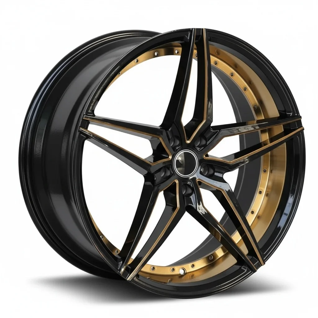 

Forged Automobile Wheel, Aviation Aluminum 6061, PCD 5x120 Rims, Custom Car Alloy Rims, Premium Heavy Duty Replacement
