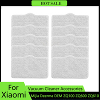 Mop Cleaning Pads For XiaoMi Deerma DEM ZQ100 ZQ600 ZQ610 Handhold Steam Vacuum Cleaner Mop Cloth Rag Replacement Accessories