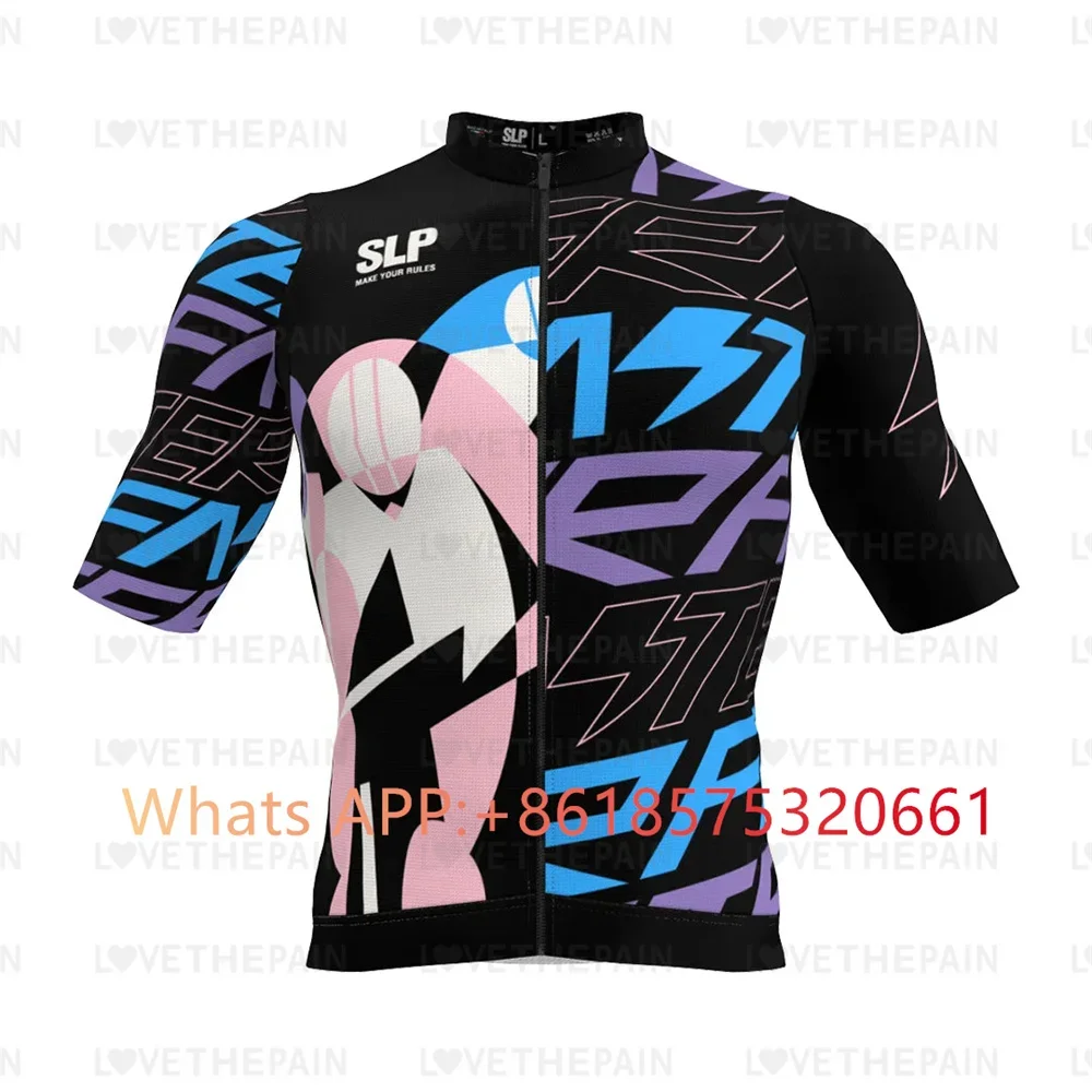 SLOPLINE Men Cycling Jersey SLp Top Cycling Racing Bike Shirts Cycling Clothes Maillot Summer MTB Ropa Ciclismo Uniform Kit 2024