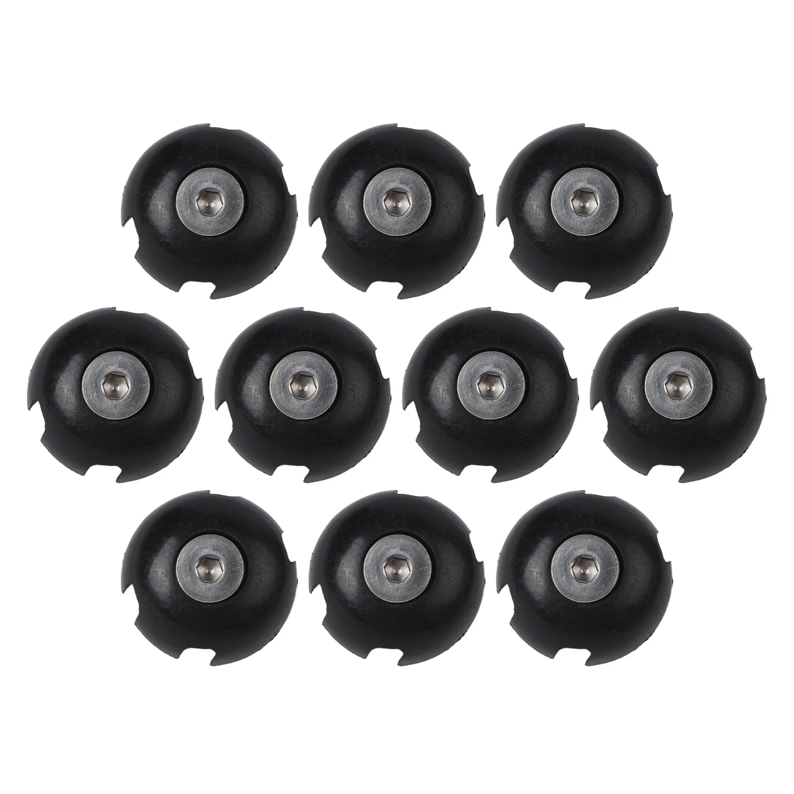 Bundle of 10 Elastic Rope Mount Safety Buckle Hooks with Screws for Secure Attachment on Boats and Outdoor Gear