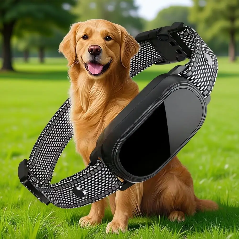 

Smart Rechargeable Barking Collar with 5-Level Sensitivity, 4 Modes & Vibration, Waterproof for Large, Medium, Small Dogs