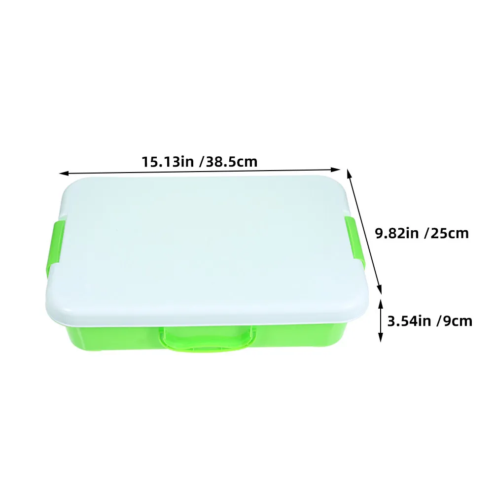 2 szt. Piaskownica dla dzieci z pokrywą: Przenośna plastikowa taca na piasek dla maluchów, pojemnik do przechowywania do zabaw sensorycznych, do użytku na zewnątrz i wewnątrz.