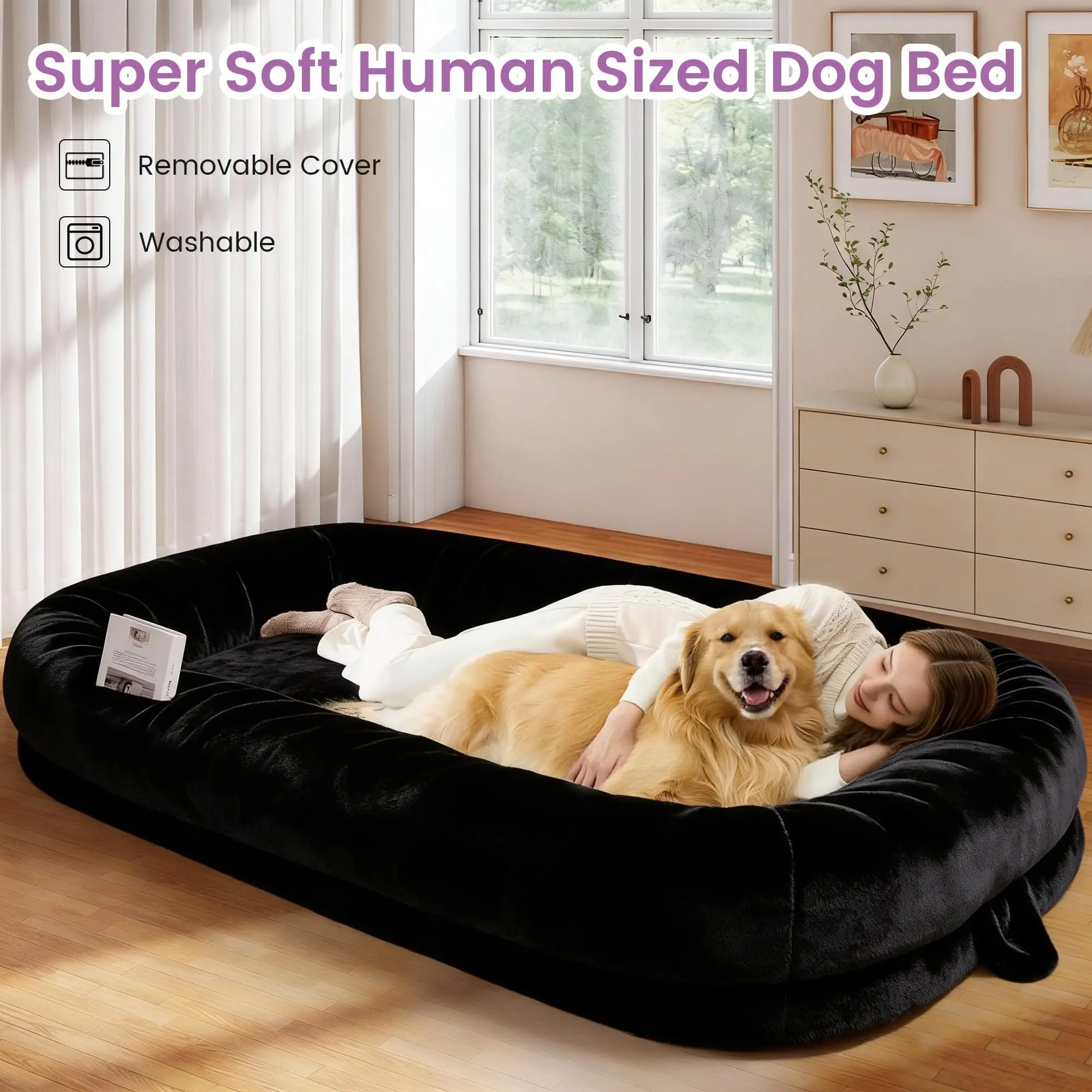 Human Dog Bed for Adults, 71