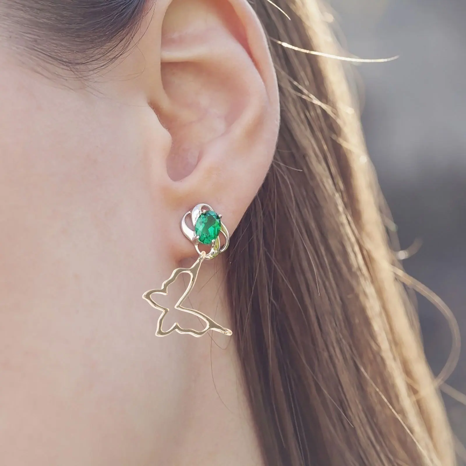 10 قطعة المعلقات المعدنية المفتوحة فراشة الحافة DIY بها بنفسك صنع المجوهرات السحر الراتنج الإطار قلادة سوار أقراط القرط السحر