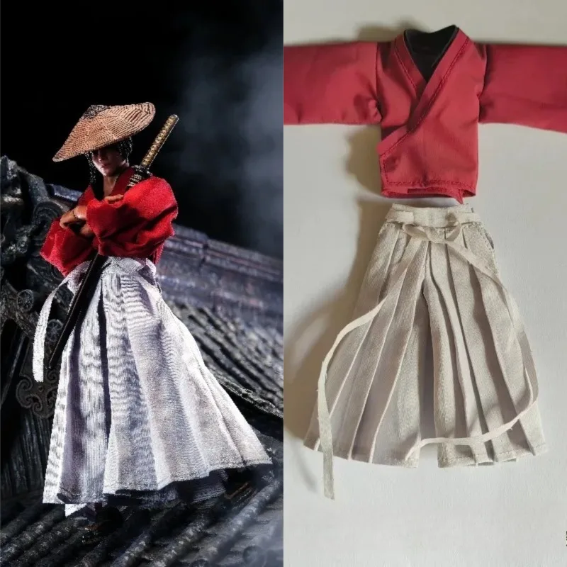 

1/12 Scale Action Figures Anime Character Rurouni Kenshin Kimono Set Clothes Model for 6'' Soldier Shf Body Dolls【only Clothes】
