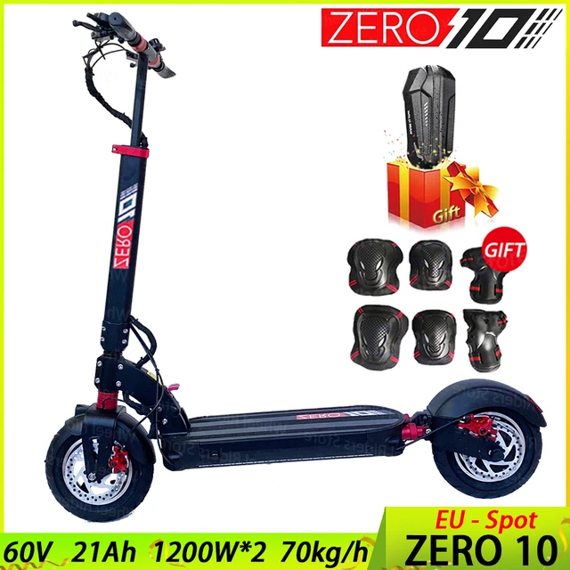 デュアルエンジン電動スクーター10x,10インチ,52V,2000W,65km/h,高速スクーター,オフロード - AliExpress