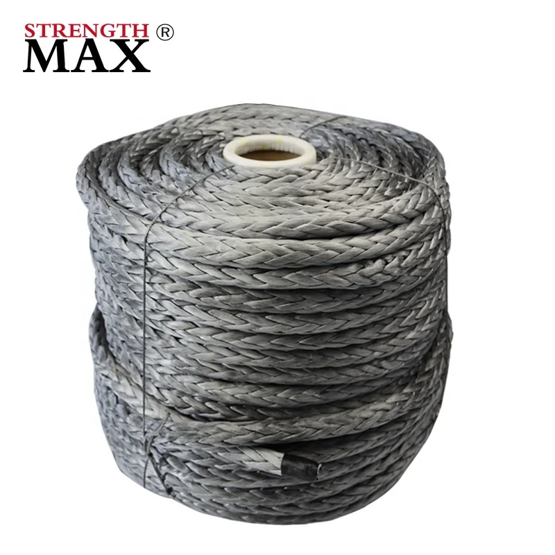 JINLI Multi Size Mooring Marine Synthetic Uhmwpe Rope 100%UHMWPE 12 Strands 10mm X 100m CN;SHG PISTON 2%-3% Belgium Imported OEM