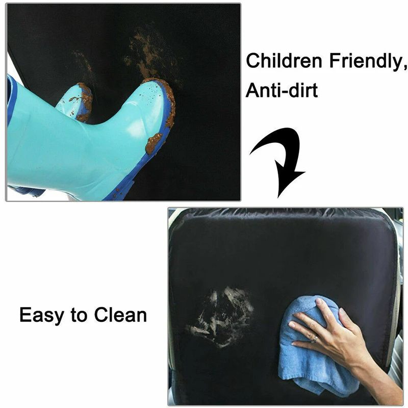 Car Care Seat Protection Kids Protective Cover Transparent Cleaning Anti-Kick Pad Auto Parts Accessories Hot Backrest Cover