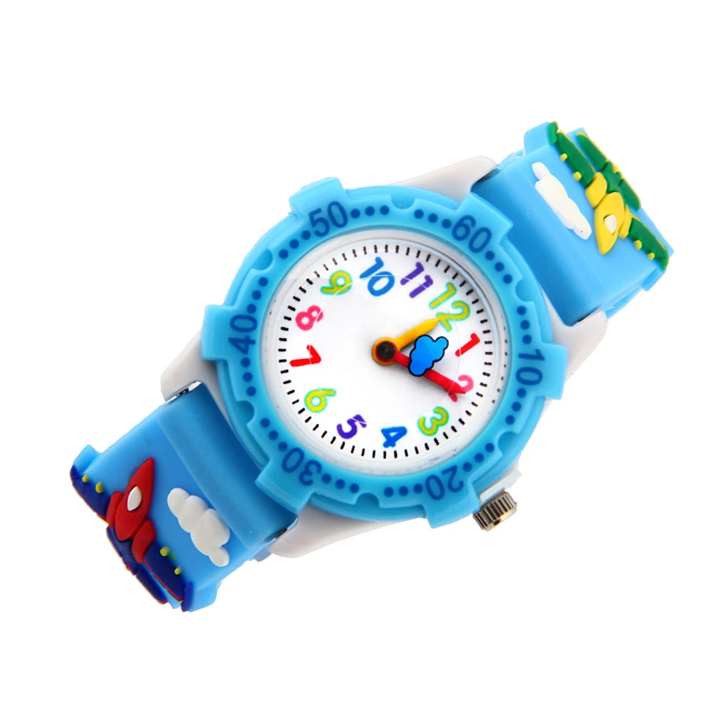 

3D Cartoon Watch Kids Wristwatch Waterproof Student Gift Adjustable Strap Premium Material Durable Safe Unique Design Accurate