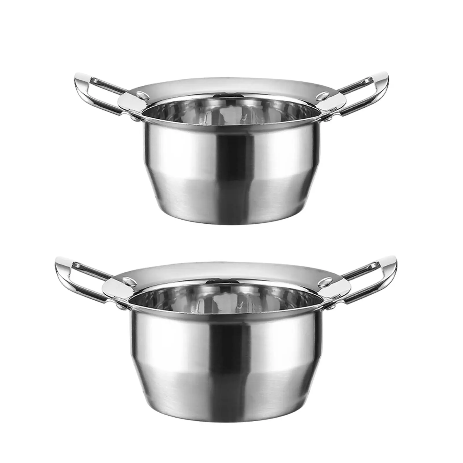 Stainless Steel Mini Hot Pot Cooker, Soup Cookware, Ramen Pot for Kitchen view 5