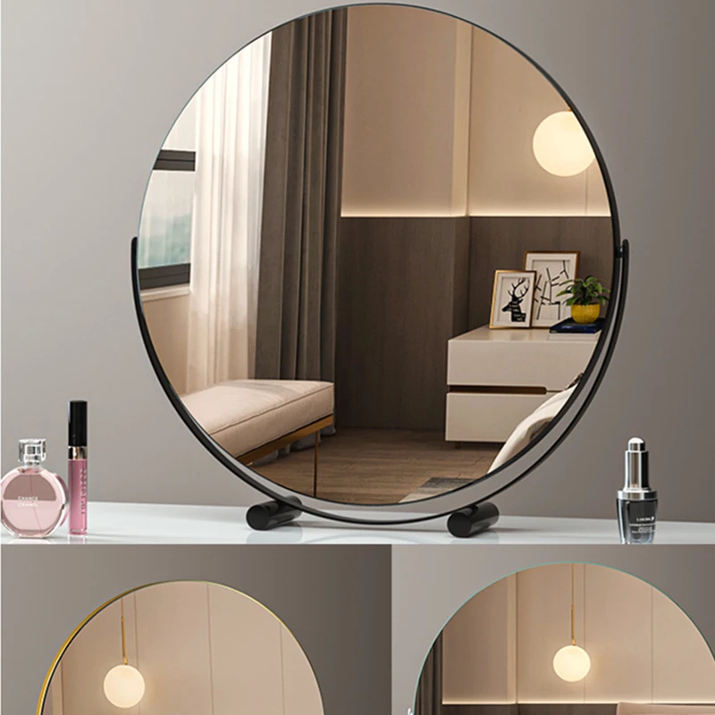 Vanity Decorative Mirrors Korean Portable Modern Home Salon Apartment Barber Decorative Mirrors Indoor Espelho Salon Decoration