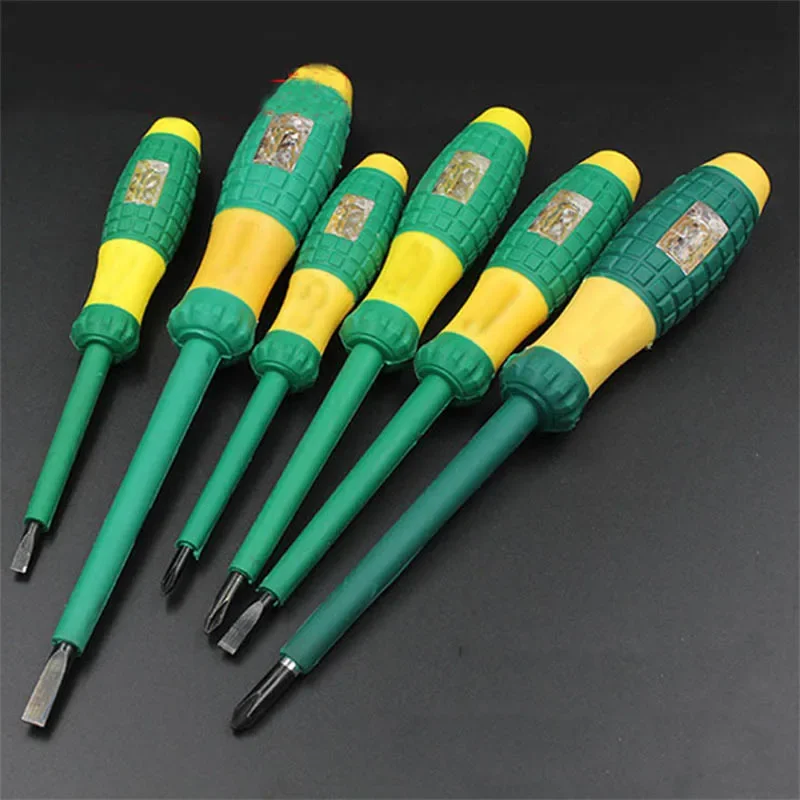 Caneta Elétrica Profissional do Teste da Tensão da Indústria da Sonda do Detector de Energia da Chave de Fenda da Pena do Verificador 4×75 mm 220v