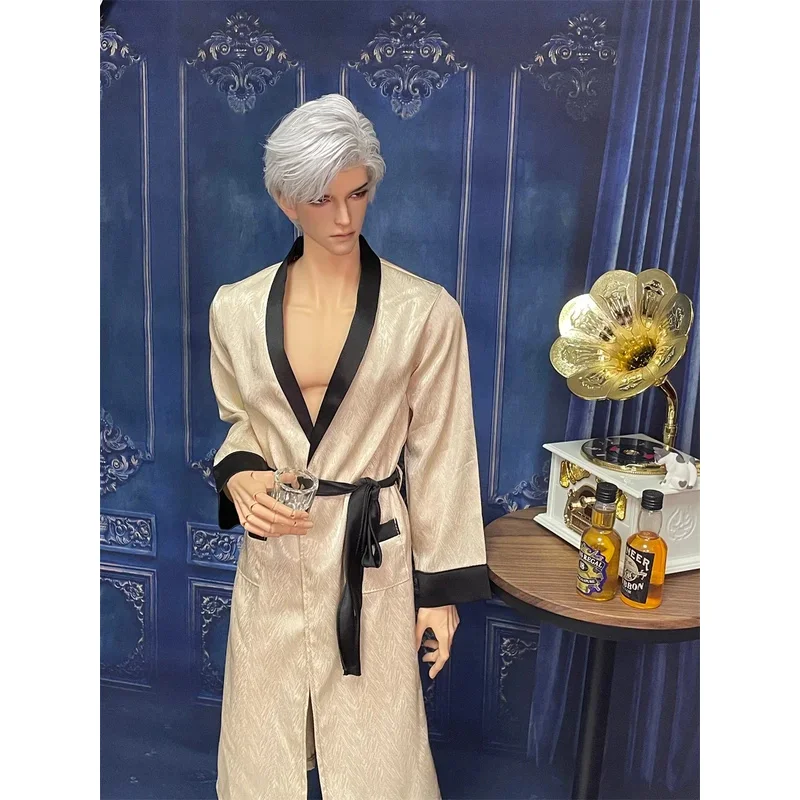 [بيع الملابس فقط] دمية كبيرة الحجم كوسبلاي كلاسيكية مطبوعة رداء حمام متعدد الاستخدامات 75 ملابس العم القوية/Soom ID75