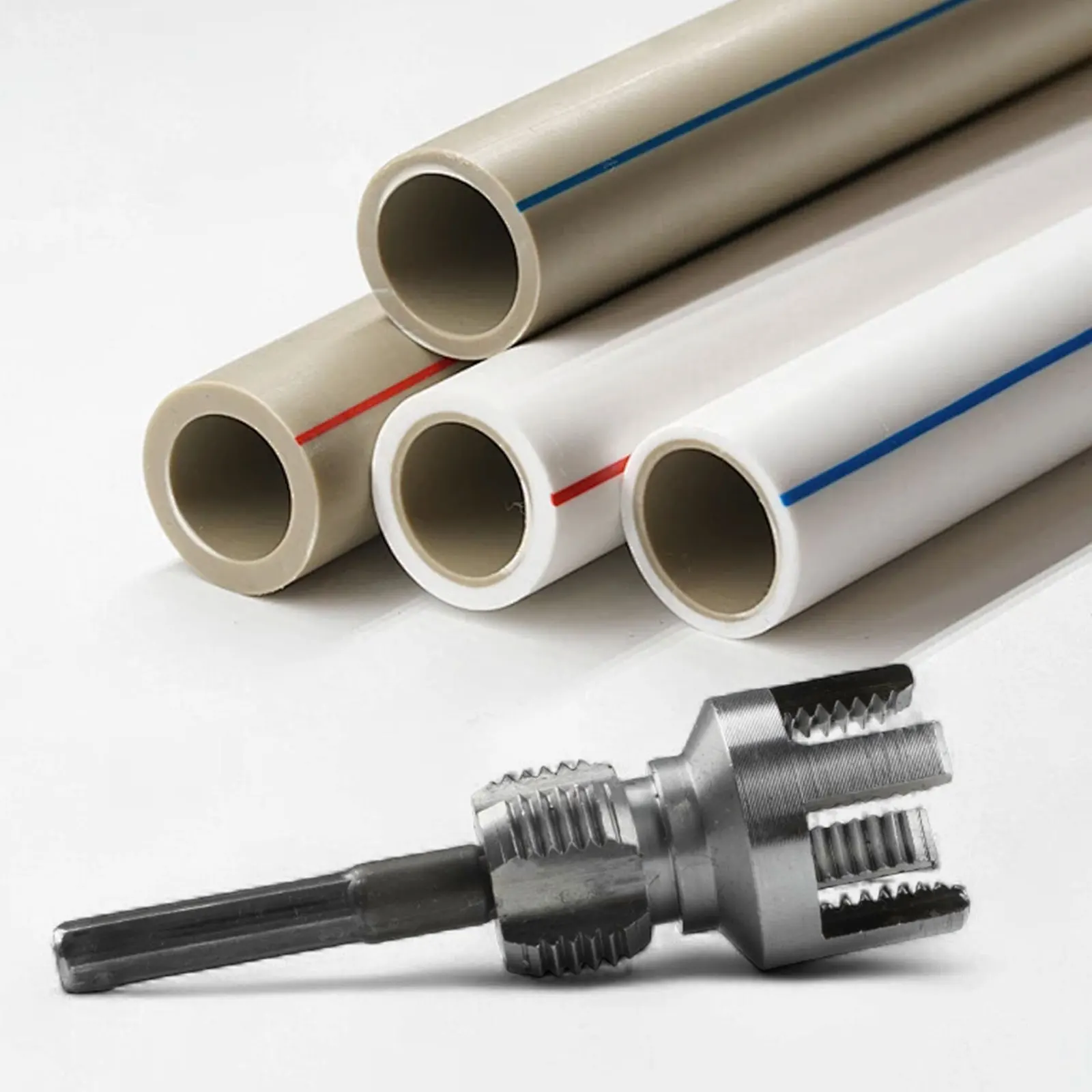 1pcs Pvc Pipe Threader 20MM/25MM Pipe Threader Pipe Round Die For 4/6 Points Ppr Water Pipe Internal Thread Opener Plumbing Tool
