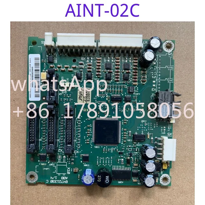 Second hand frequency converter optical soldering board AINT-02C functional test OK, fast delivery