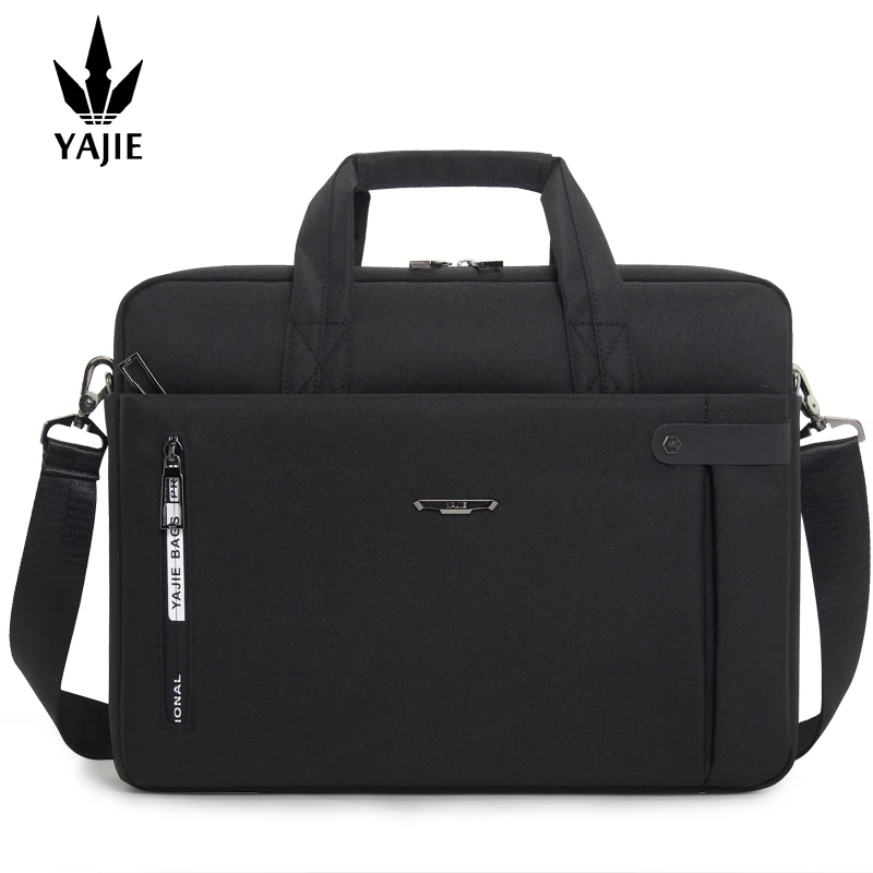 

Large Briefcases For Men Canvas Tote Bag 15.6 Inch Laptop Case Waterproof Work Bags Business Mens Shoulder Bag Office Messenger