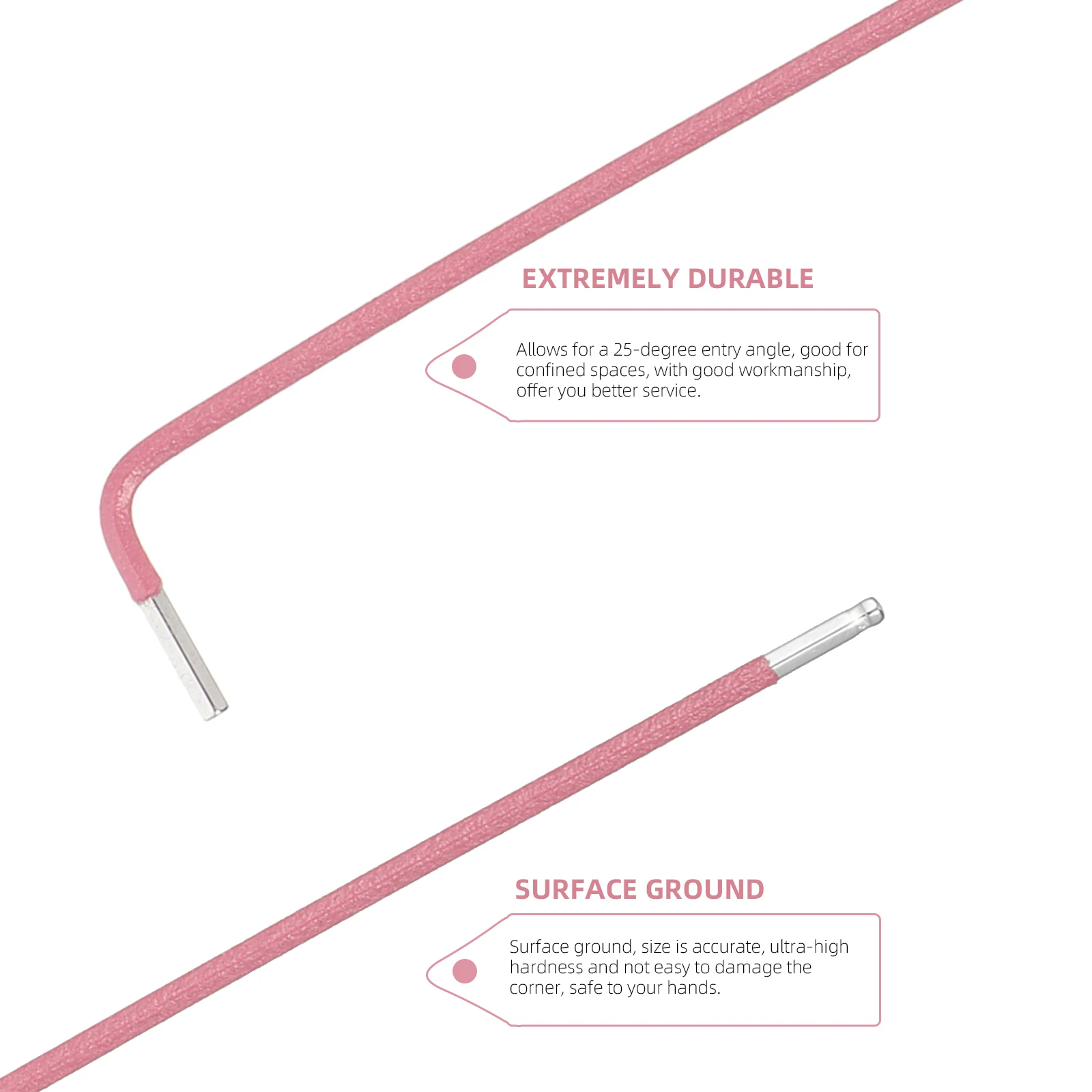 Wrench 2mm S2 Steel Ball End L Key Small Long Arm Tool for Industry Repair Maintenance Accurate Size Durable