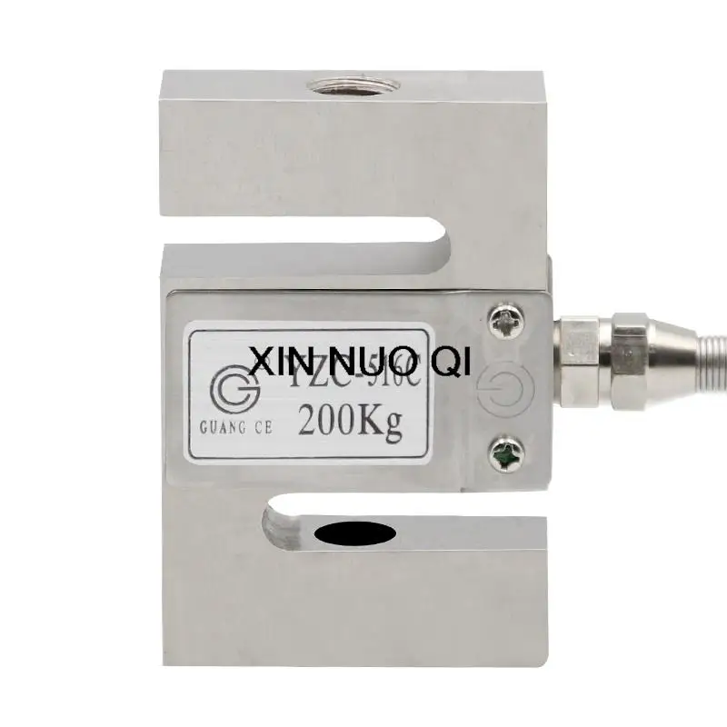 Wägezelle,Load Cell, YZC-516C S Typ Wiegesensor 100kg 200kg 300kg 500kg 2000kg 1 Tonne,5 Tonnen 2 Zugdrucksensor Gewichtssensor Wägezelle(200kg