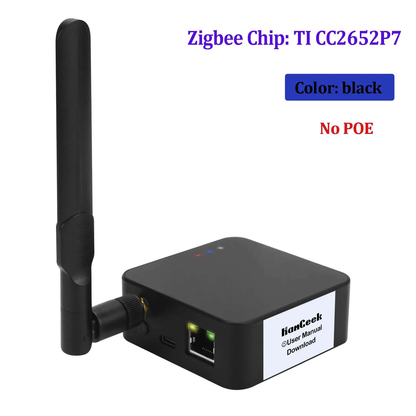HamGeek HMG-01 Plus / Plus POE ZigBee Gateway Adapter ZigBee 3.0 Network Coordinator Support Ethernet LAN/USB/WiFi/Bluetooth image 3