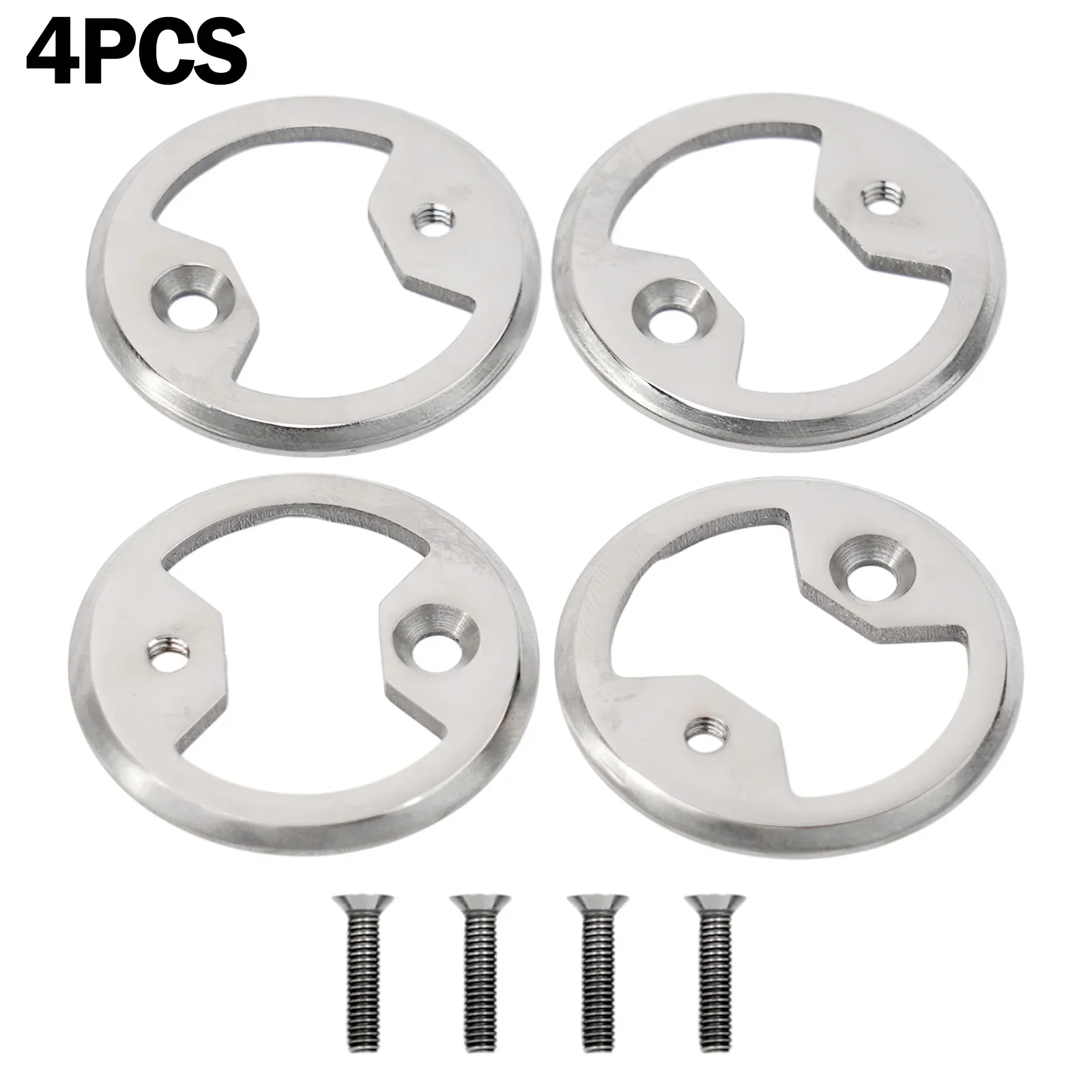 /TC4 /Alloy /Bike Pedal Plate Bow For Wahoo For SpeedPlay Ultralight Silver Replacement Cleat With Bolts Easy Install Cycling Ac