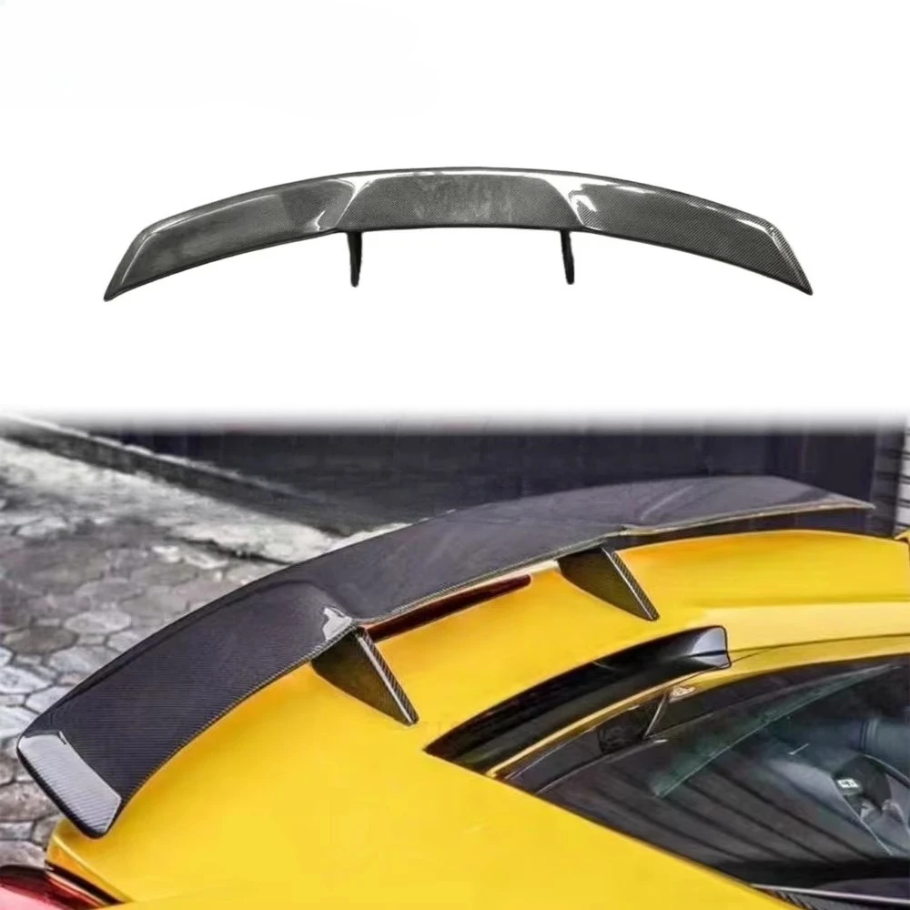 N Style Carbon Fiber Rear Spoiler Wing for 488 Aerodynamic Exterior Upgrade Vacuum Forming Process Increased Downforce