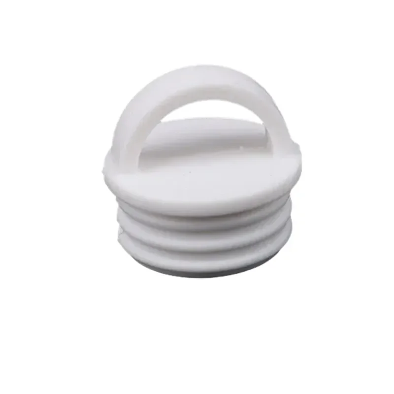 2 st Witte Mop Emmer Afvoer Stopper Ronde Emmer Scupper Afvoergaten Stekkers met handvat Monding Cover Voor Badkamer Wasserij Keuken