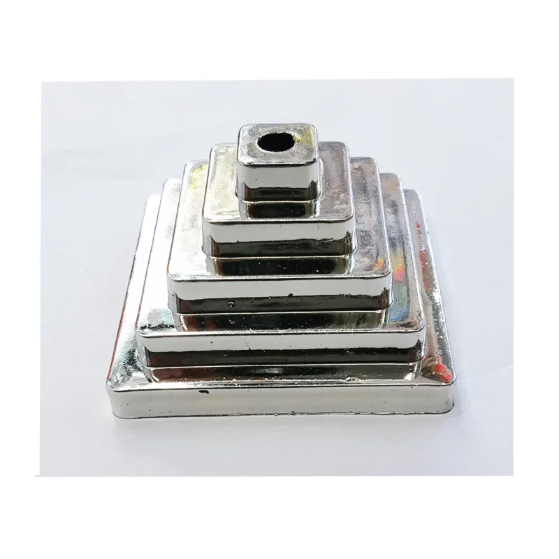 10Pcs  Plastic Base Round Square Flagpole Base Table Flag Holders  Flag Bases Decoration