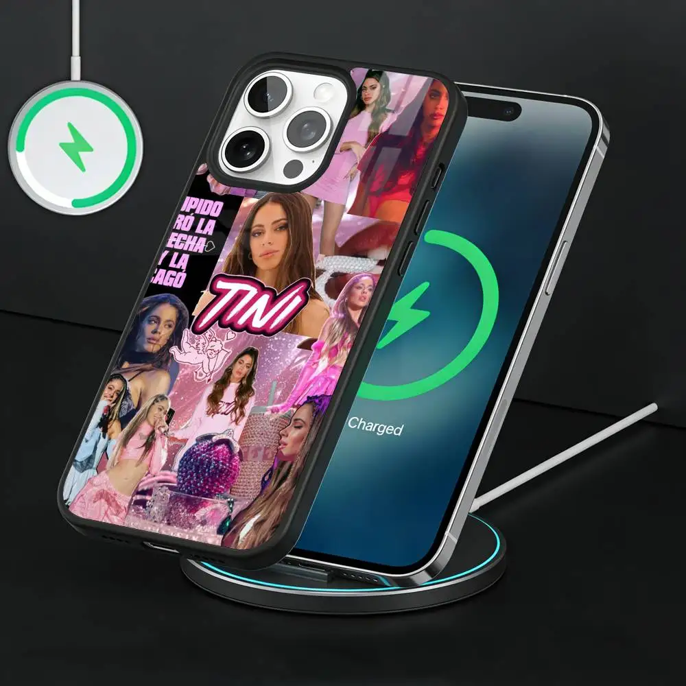 Singer T-TINI M-Martina Stoessel Phone Case For iPhone17,16,15,14,13 Plus,Pro Max Magnetic For Magsafe Wireless Charging