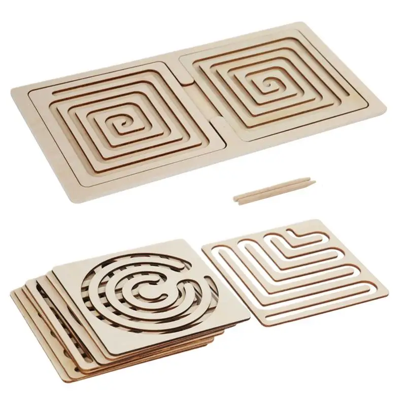 

Maze Puzzle Board Maze Puzzle Logic Game Toy Maze Activity Board Pen Control Training Board For Education And Fun