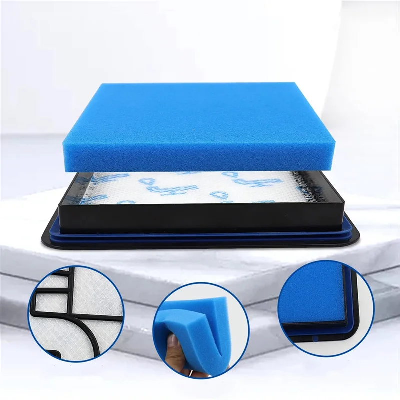 Replacement Filter Set for Philips PowerPro Compact and Active Vacuum Cleaner FC8010/01 FC9331 FC9332 FC9555, FC9556#A66K