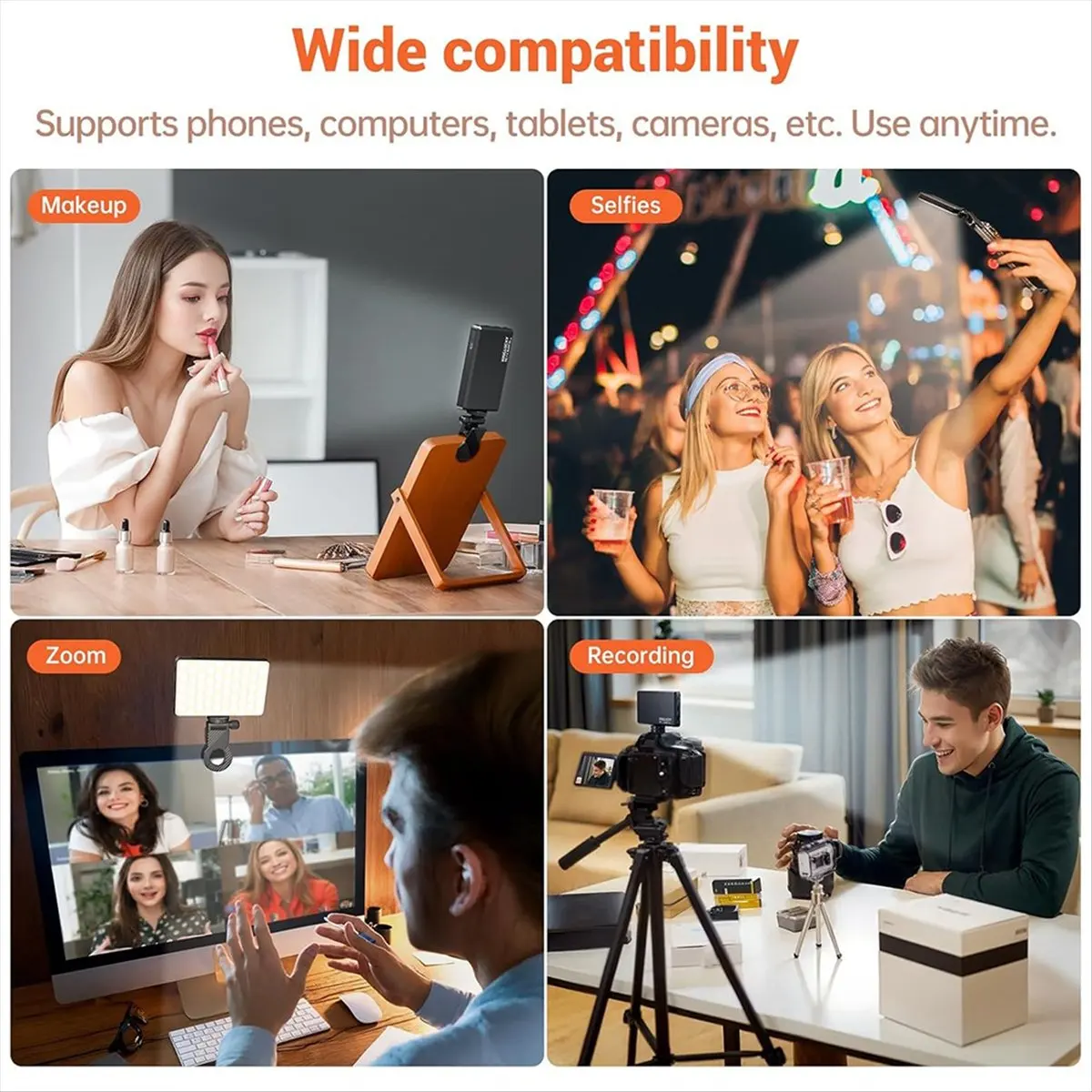 grand New M12 Mini Pocket Light RGB Portable Fill-in Light for Photography, Live Streaming, Short Video Pocket Light