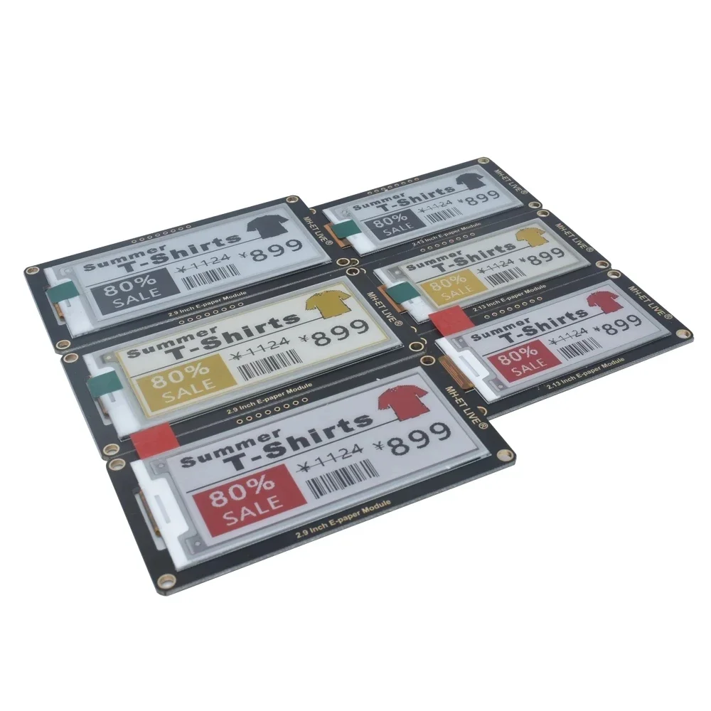 

Inch Epaper Module E-paper E-Ink EInk Display Screen 2.13" 2.13 2.9" 2.9 SPI Support For Arduino UNO STM32 Raspberry PI ESP32