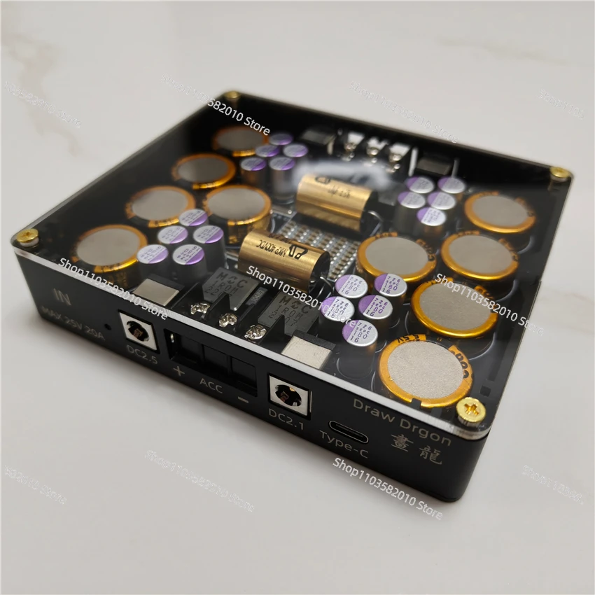 

Flagship Electric Processor HIFI Power Purification Aluminum Alloy Shell Supports DC2.1, DC2.5