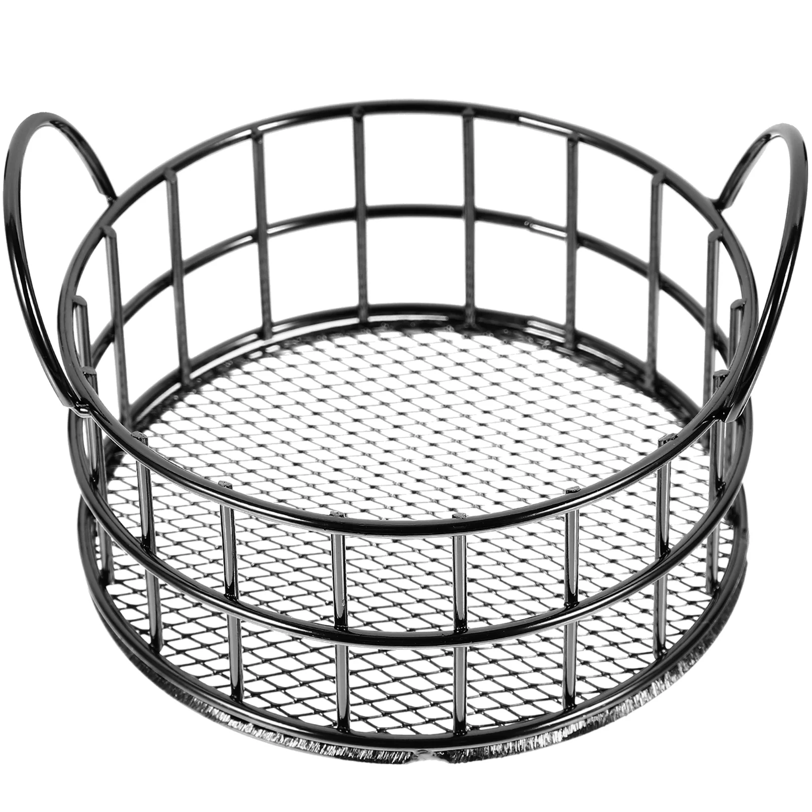 

Desk Storage Box Office Supply Basket Mini Snacks Wrought Iron Supplies Organizer